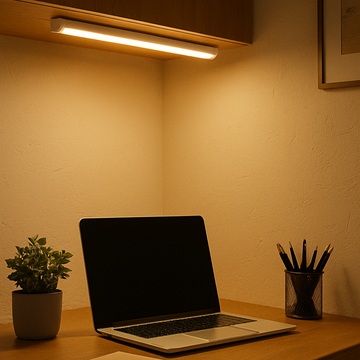 SmartGlow: Wireless Rechargeable LED Night Light with Motion Sensor